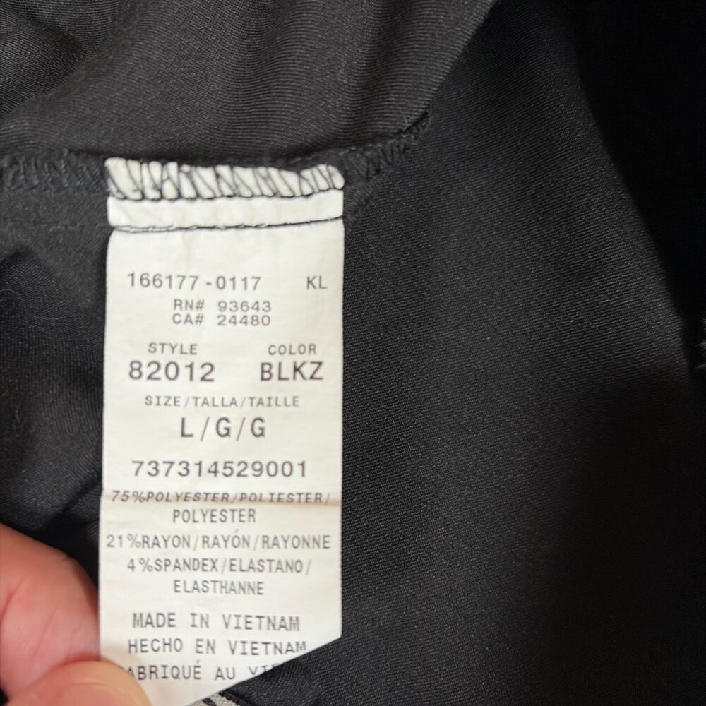 Dickies Xtreme Stretch Pull On Cargo Scrubs Bottoms Women's L Black - Picture 6 of 9